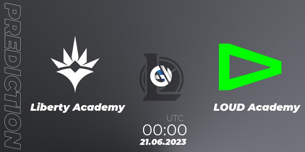 Pronósticos Liberty Academy - LOUD Academy. 21.06.2023 at 00:00. CBLOL Academy Split 2 2023 - Group Stage - LoL