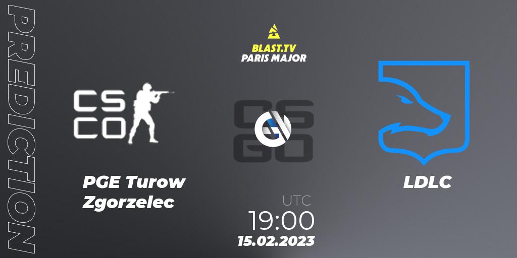 Pronósticos PGE Turow Zgorzelec - LDLC. 15.02.23. BLAST.tv Paris Major 2023 Europe RMR Open Qualifier 2 - CS2 (CS:GO)