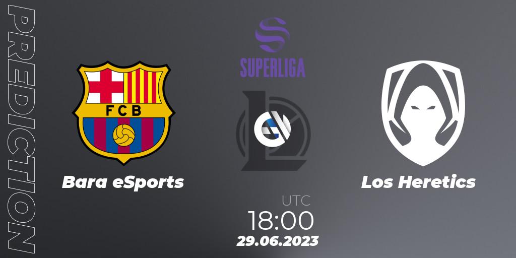 Pronósticos Barça eSports - Los Heretics. 29.06.2023 at 20:00. Superliga Summer 2023 - Group Stage - LoL