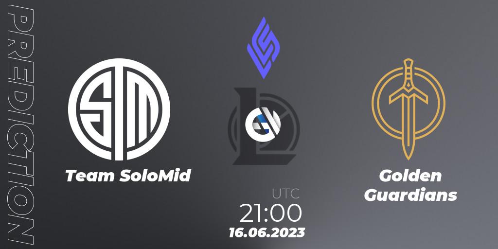 Pronósticos Team SoloMid - Golden Guardians. 23.06.23. LCS Summer 2023 - Group Stage - LoL