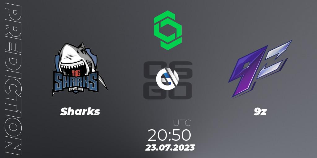 Pronósticos Sharks - 9z. 23.07.2023 at 20:50. CCT South America Series #8 - Counter-Strike (CS2)