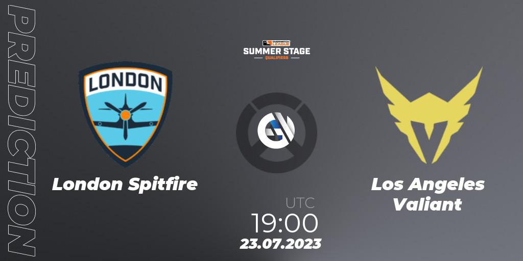 Pronósticos London Spitfire - Los Angeles Valiant. 23.07.23. Overwatch League 2023 - Summer Stage Qualifiers - Overwatch