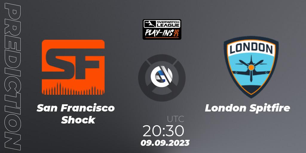Pronósticos San Francisco Shock - London Spitfire. 09.09.23. Overwatch League 2023 - Play-Ins - Overwatch