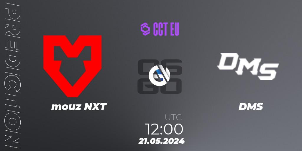 Pronósticos mouz NXT - DMS. 21.05.2024 at 12:15. CCT Season 2 Europe Series 4 - Counter-Strike (CS2)