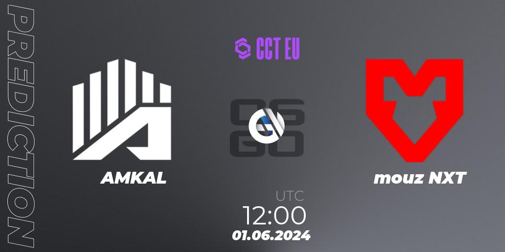 Pronósticos AMKAL - mouz NXT. 01.06.2024 at 12:00. CCT Season 2 Europe Series 4 - Counter-Strike (CS2)