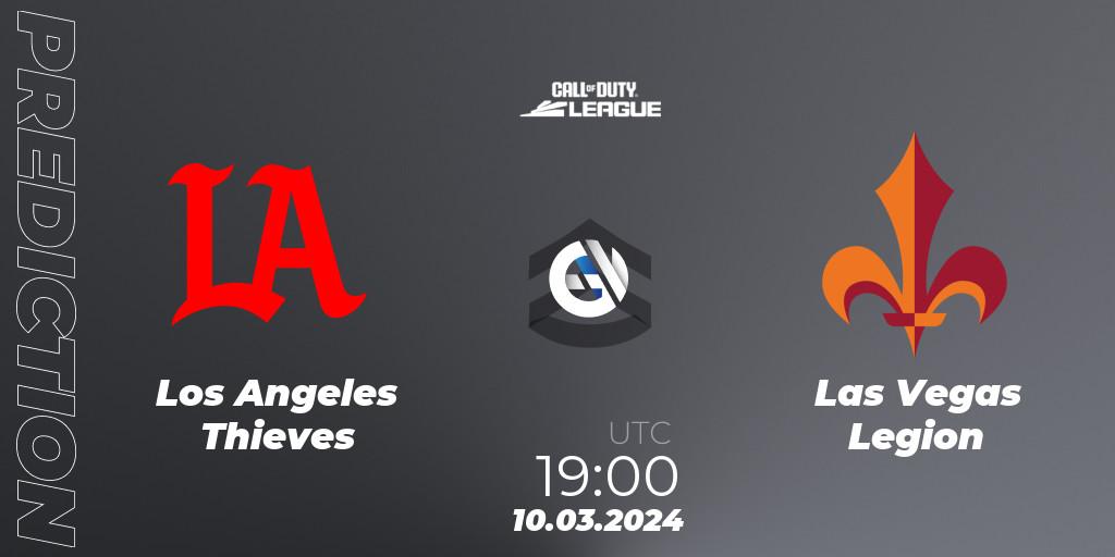 Pronósticos Los Angeles Thieves - Las Vegas Legion. 10.03.2024 at 19:00. Call of Duty League 2024: Stage 2 Major Qualifiers - Call of Duty