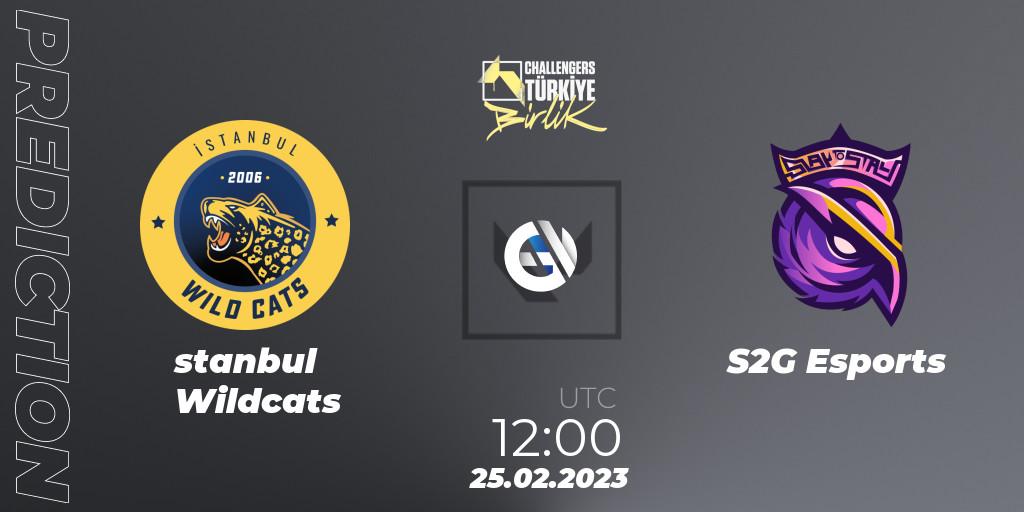 Pronósticos İstanbul Wildcats - S2G Esports. 25.02.2023 at 11:30. VALORANT Challengers 2023 Turkey: Birlik Split 1 - VALORANT