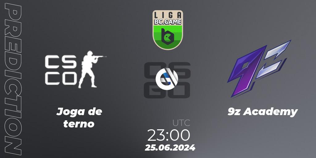 Pronósticos Joga de terno - 9z Academy. 25.06.2024 at 23:00. Dust2 Brasil Liga Season 3: Division 2 - Counter-Strike (CS2)