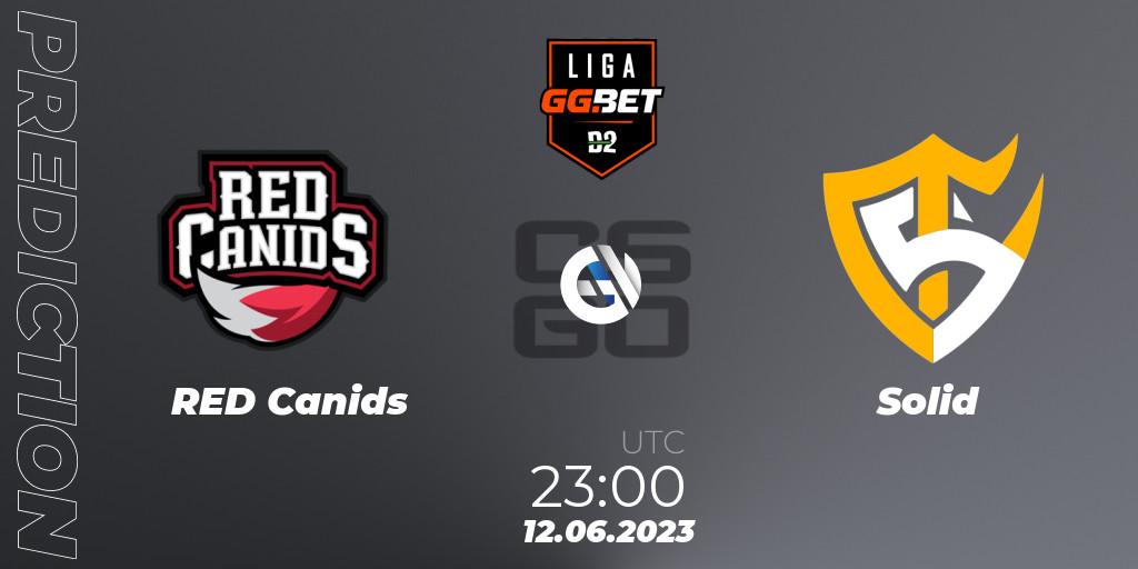 Pronósticos RED Canids - Solid. 12.06.2023 at 23:00. Dust2 Brasil Liga Season 1 - Counter-Strike (CS2)