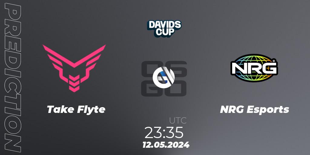 Pronósticos Take Flyte - NRG Esports. 12.05.2024 at 23:35. David's Cup 2024 - Counter-Strike (CS2)