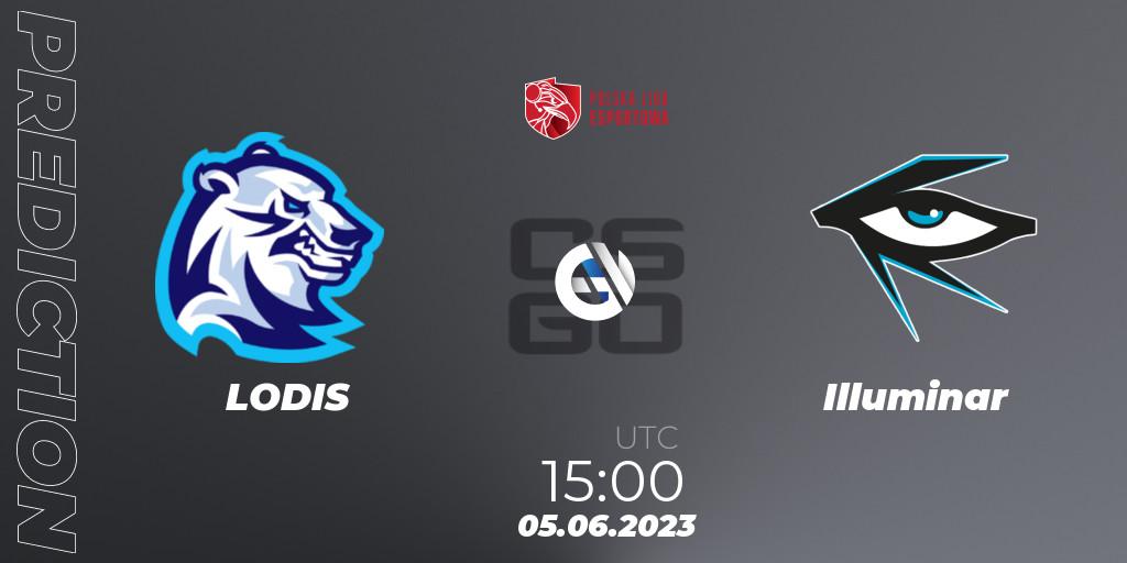 Pronósticos LODIS - Illuminar. 05.06.23. Polish Esports League 2023 Split 2 - CS2 (CS:GO)