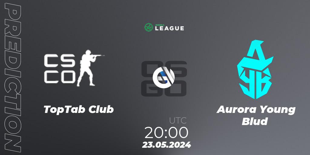 Pronósticos TopTab Club - Aurora Young Blud. 23.05.2024 at 20:00. ESEA Season 49: Advanced Division - Europe - Counter-Strike (CS2)