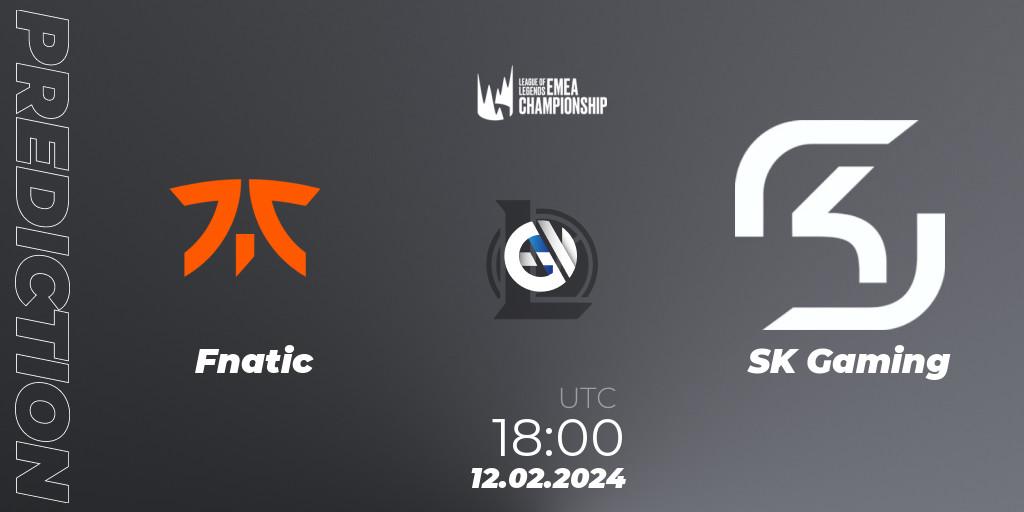 Pronósticos Fnatic - SK Gaming. 12.02.24. LEC Winter 2024 - Playoffs - LoL