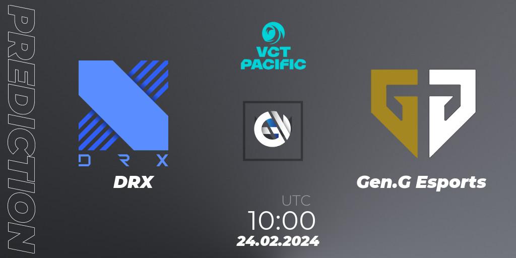 Pronósticos DRX - Gen.G Esports. 24.02.24. VCT 2024: Pacific Kickoff - VALORANT
