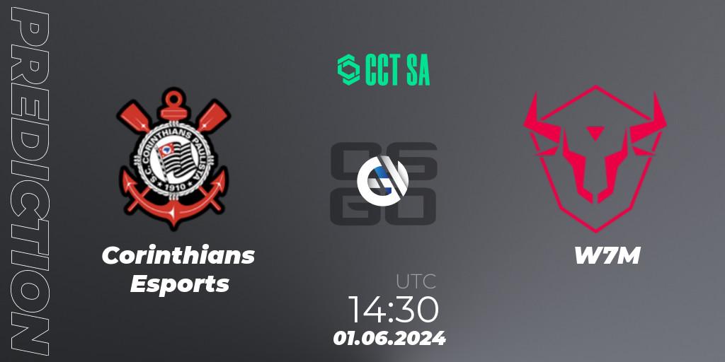 Pronósticos Corinthians Esports - W7M. 01.06.2024 at 14:30. CCT Season 2 South America Series 1 - Counter-Strike (CS2)