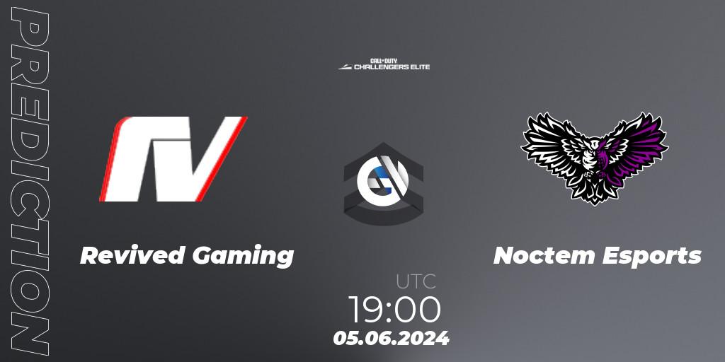 Pronósticos Revived Gaming - Noctem Esports. 05.06.2024 at 19:00. Call of Duty Challengers 2024 - Elite 3: EU - Call of Duty