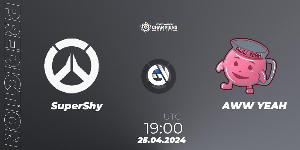 Pronósticos SuperShy - AWW YEAH. 25.04.24. Overwatch Champions Series 2024 - EMEA Stage 2 Main Event - Overwatch