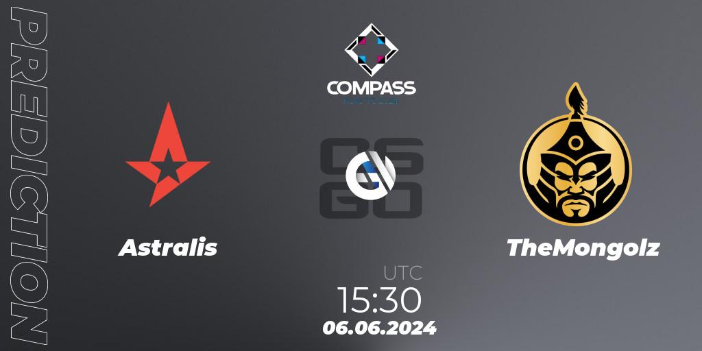 Pronósticos Astralis - TheMongolz. 06.06.2024 at 17:05. YaLLa Compass 2024 - Counter-Strike (CS2)
