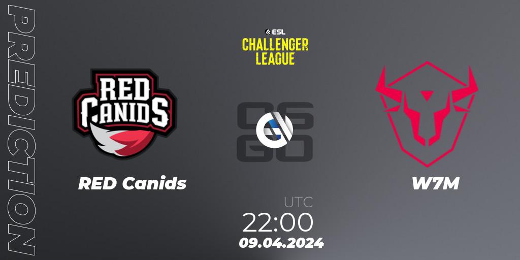 Pronósticos RED Canids - W7M. 09.04.24. ESL Challenger League Season 47: South America - CS2 (CS:GO)