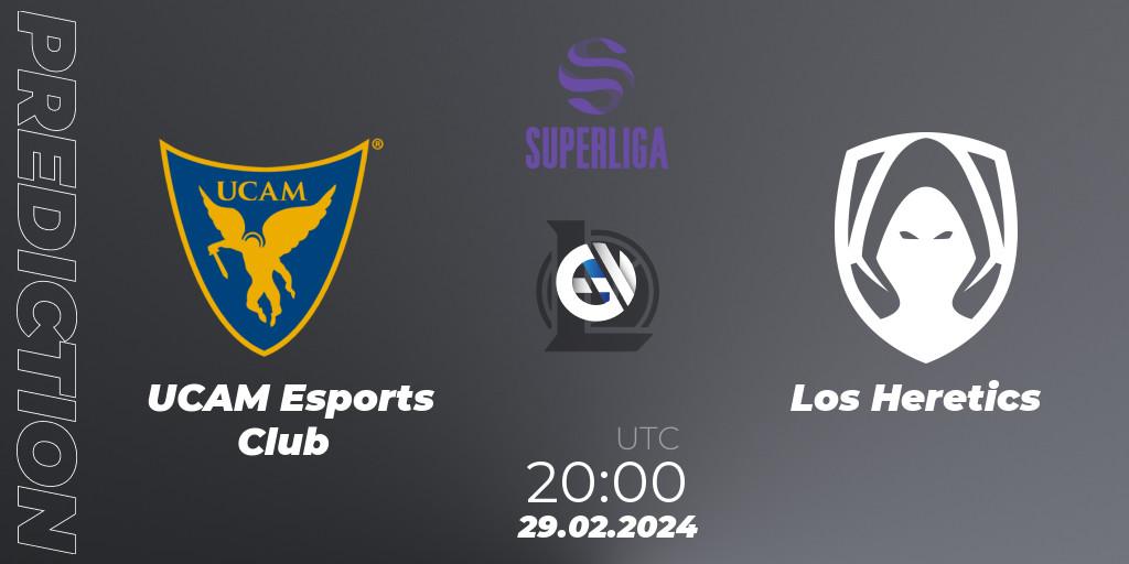 Pronósticos UCAM Esports Club - Los Heretics. 29.02.24. Superliga Spring 2024 - Group Stage - LoL