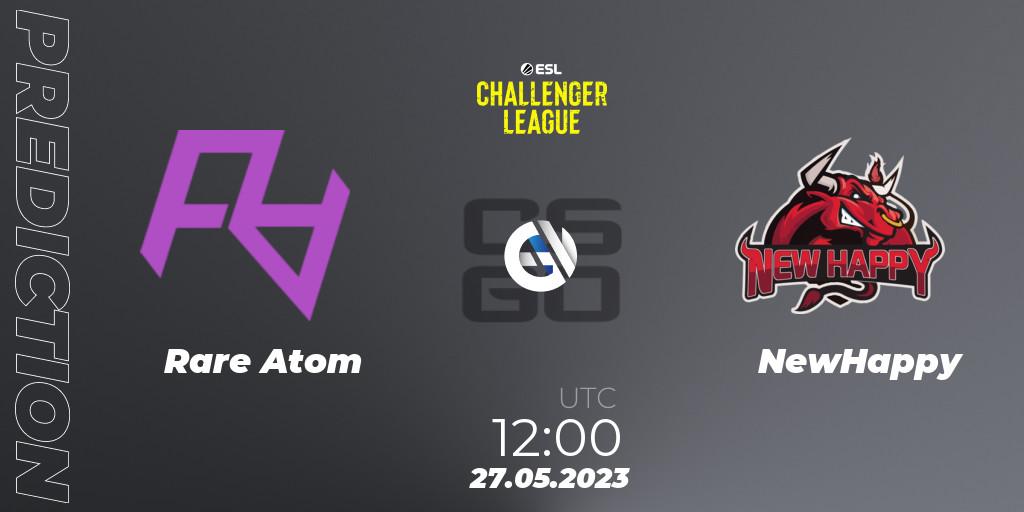 Pronósticos Rare Atom - NewHappy. 27.05.2023 at 12:00. ESL Challenger League Season 45: Asia-Pacific - Counter-Strike (CS2)