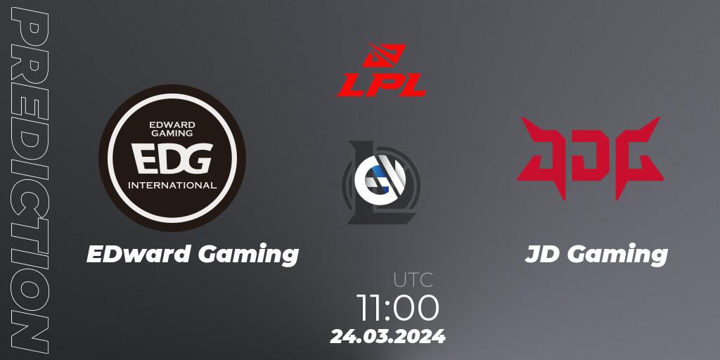 Pronósticos EDward Gaming - JD Gaming. 24.03.24. LPL Spring 2024 - Group Stage - LoL