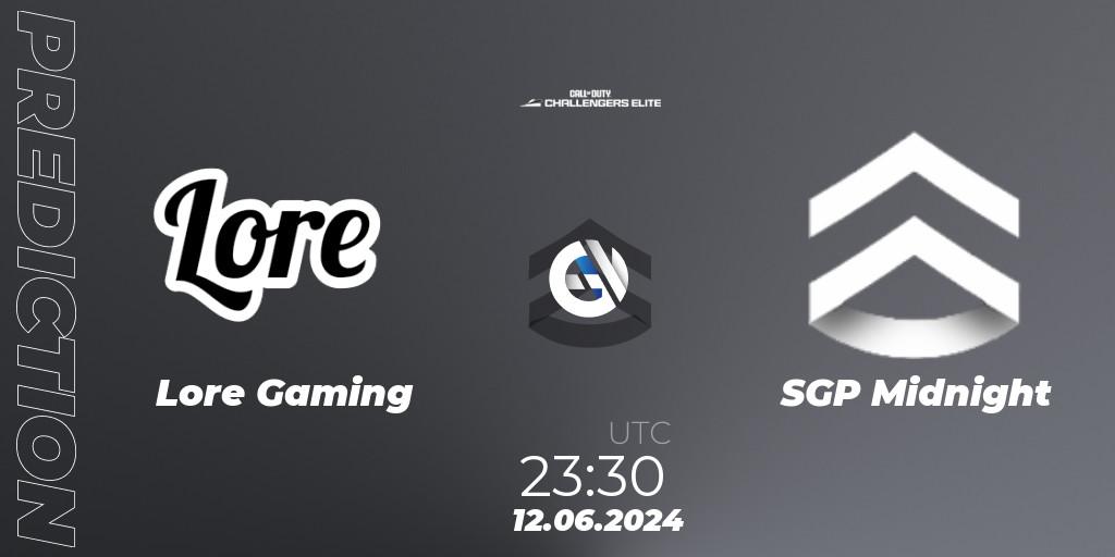 Pronósticos Lore Gaming - SGP Midnight. 12.06.2024 at 22:30. Call of Duty Challengers 2024 - Elite 3: NA - Call of Duty