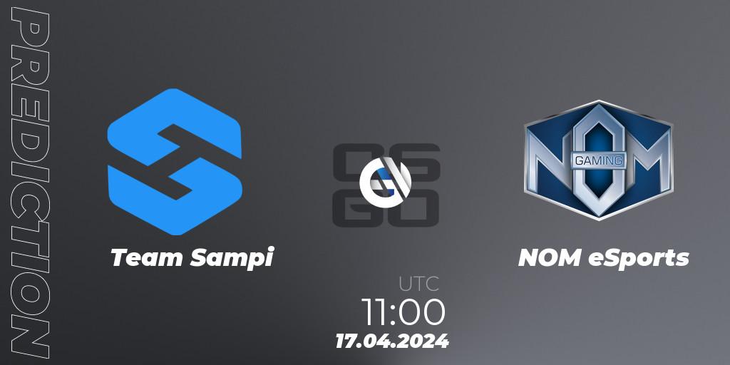 Pronósticos Team Sampi - NOM eSports. 17.04.24. CCT Season 2 Europe Series 1 Closed Qualifier - CS2 (CS:GO)