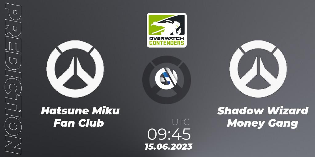 Pronósticos Hatsune Miku Fan Club - Shadow Wizard Money Gang. 15.06.23. Overwatch Contenders 2023 Summer Series: Australia/New Zealand - Overwatch