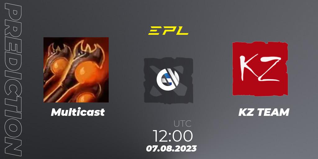 Pronósticos Multicast - KZ TEAM. 07.08.2023 at 13:20. European Pro League Season 11 - Dota 2