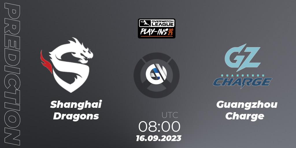Pronósticos Shanghai Dragons - Guangzhou Charge. 16.09.23. Overwatch League 2023 - Play-Ins - Overwatch