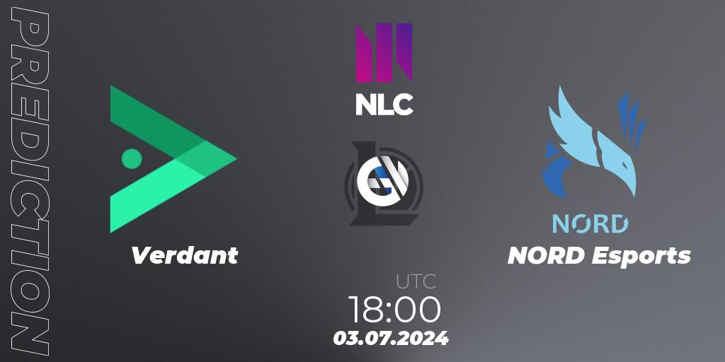 Pronósticos Verdant - NORD Esports. 03.07.2024 at 18:00. NLC 1st Division Summer 2024 - LoL