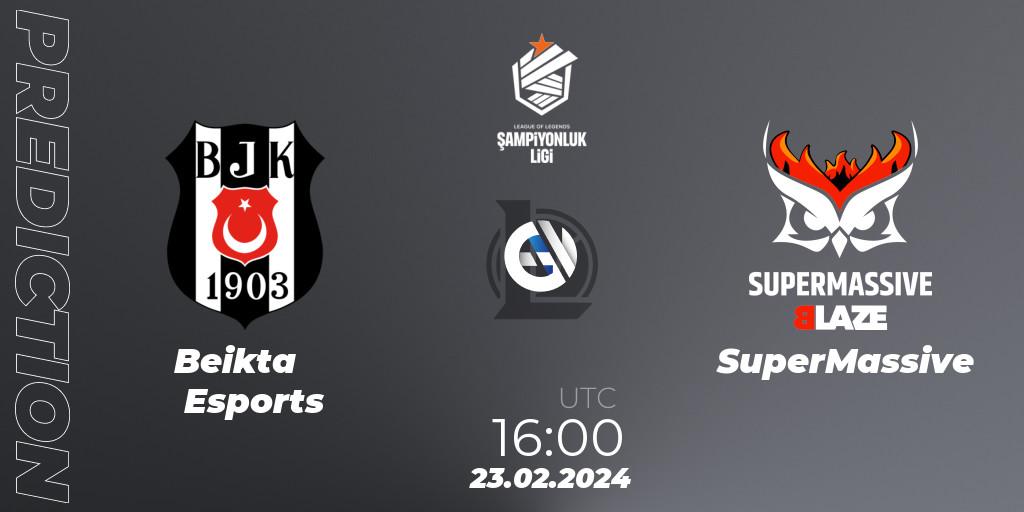 Pronósticos Beşiktaş Esports - SuperMassive. 23.02.24. TCL Winter 2024 - LoL