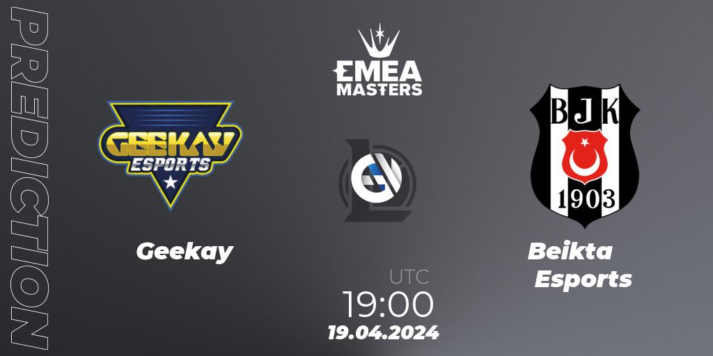 Pronósticos Geekay - Beşiktaş Esports. 19.04.24. EMEA Masters Spring 2024 - Group Stage - LoL