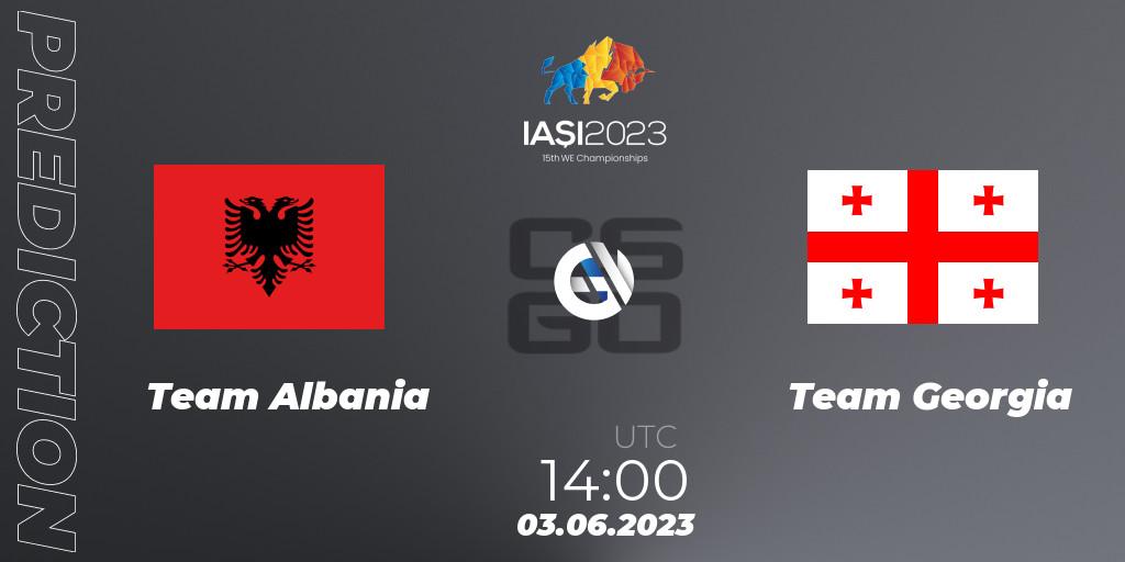 Pronósticos Team Albania - Team Georgia. 03.06.23. IESF World Esports Championship 2023: Eastern Europe Qualifier - CS2 (CS:GO)