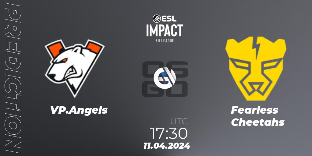 Pronósticos VP.Angels - Fearless Cheetahs. 11.04.24. ESL Impact League Season 5: Europe - CS2 (CS:GO)