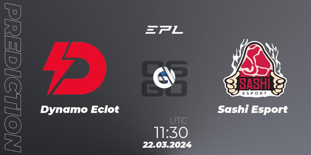 Pronósticos Dynamo Eclot - Sashi Esport. 22.03.24. European Pro League Season 16: Division 2 - CS2 (CS:GO)
