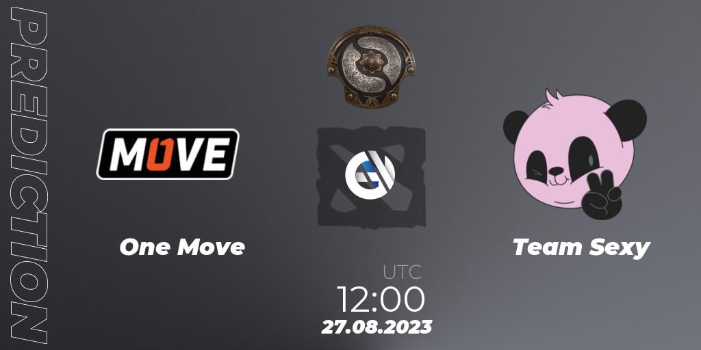 Pronósticos One Move - Team Sexy. 22.08.23. The International 2023 - Eastern Europe Qualifier - Dota 2