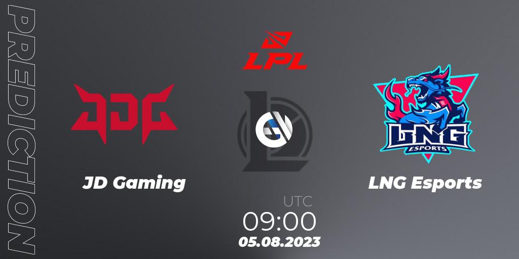 Pronósticos JD Gaming - LNG Esports. 05.08.23. LPL Summer 2023 - Playoffs - LoL