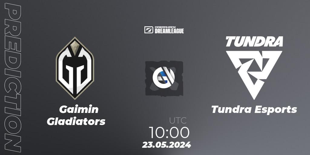 Pronósticos Gaimin Gladiators - Tundra Esports. 23.05.2024 at 10:00. DreamLeague Season 23 - Dota 2