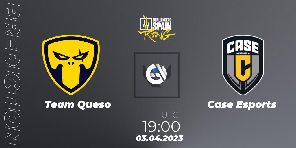 Pronósticos Team Queso - Case Esports. 03.04.2023 at 19:50. VALORANT Challengers 2023 Spain: Rising Split 2 - VALORANT