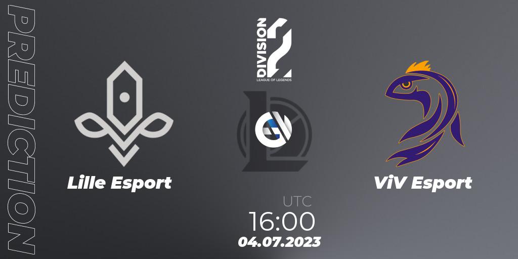 Pronósticos Lille Esport - ViV Esport. 04.07.23. LFL Division 2 Summer 2023 - Group Stage - LoL