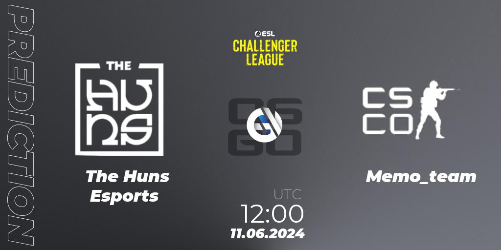 Pronósticos The Huns Esports - Memo_team. 11.06.2024 at 12:00. ESL Challenger League Season 47 Relegation: Asia - Counter-Strike (CS2)