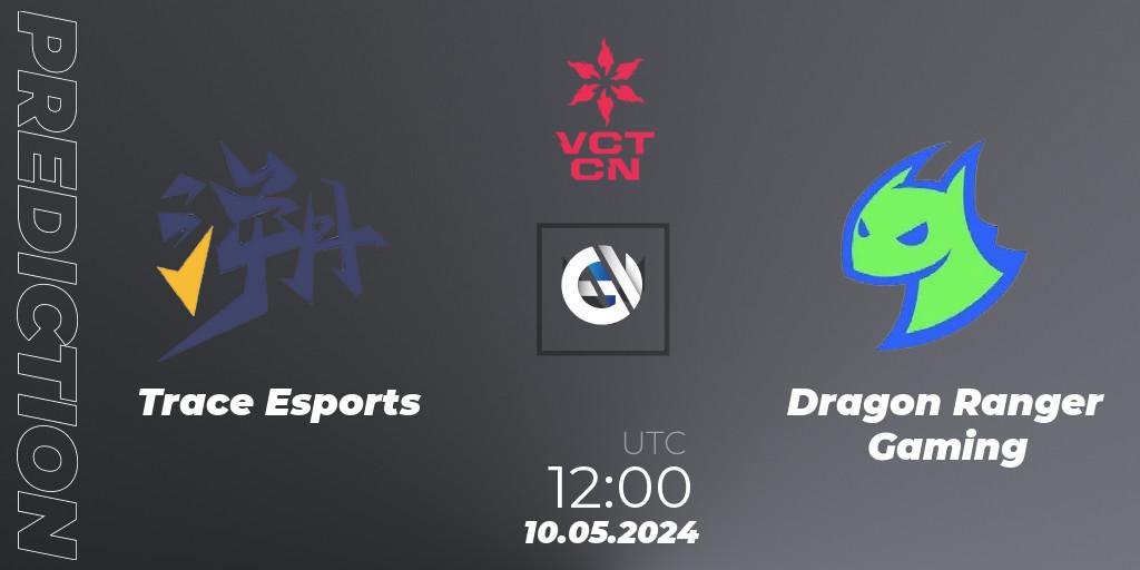 Pronósticos Trace Esports - Dragon Ranger Gaming. 10.05.2024 at 12:00. VCT 2024: China Stage 1 - VALORANT