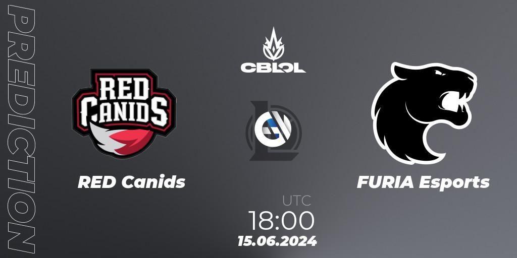Pronósticos RED Canids - FURIA Esports. 15.06.2024 at 18:00. CBLOL Split 2 2024 - Group Stage - LoL