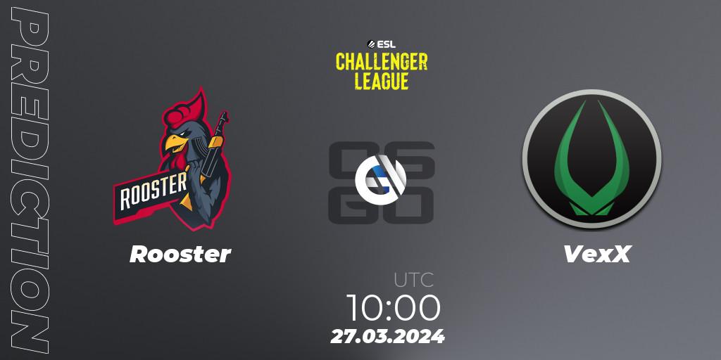 Pronósticos Rooster - VexX. 27.03.24. ESL Challenger League Season 47: Oceania - CS2 (CS:GO)