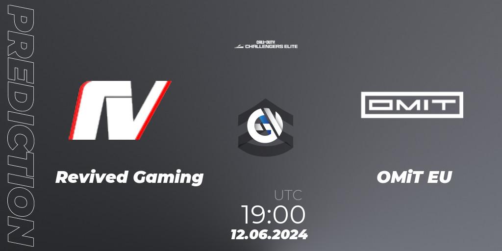 Pronósticos Revived Gaming - OMiT EU. 12.06.2024 at 18:00. Call of Duty Challengers 2024 - Elite 3: EU - Call of Duty