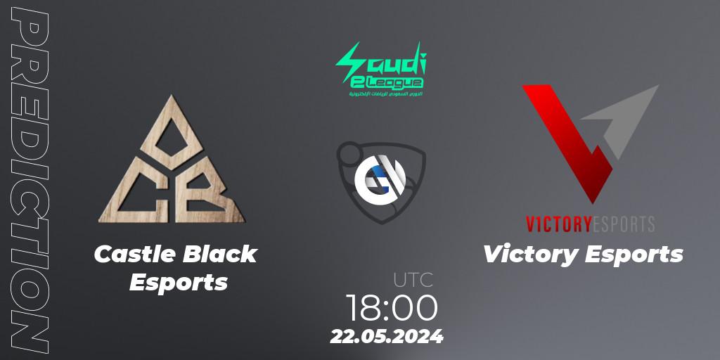 Pronósticos Castle Black Esports - Victory Esports. 22.05.2024 at 18:00. Saudi eLeague 2024 - Major 2: Online Major Phase 1 - Rocket League