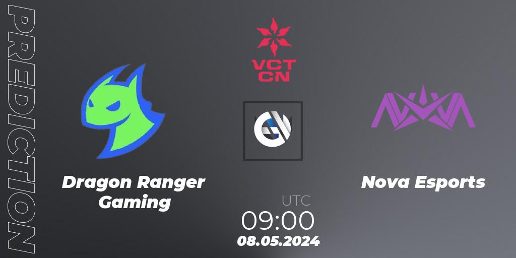 Pronósticos Dragon Ranger Gaming - Nova Esports. 08.05.2024 at 11:30. VCT 2024: China Stage 1 - VALORANT