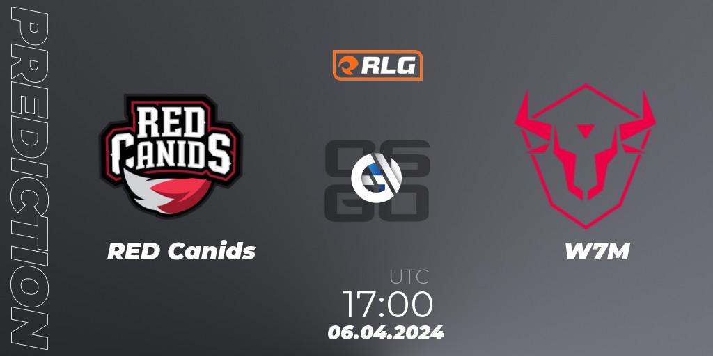 Pronósticos RED Canids - W7M. 06.04.24. RES Latin American Series #3 - CS2 (CS:GO)
